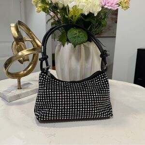 Rhinestone Mini Shoulder Bag Y2K